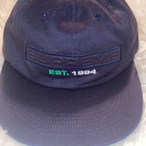 Supreme Embossed Logo 6-panel cap
